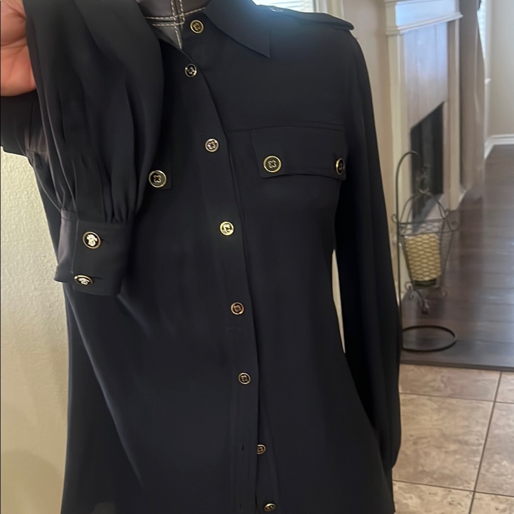 Tory Burch Black Button-Down Blazer - image 4